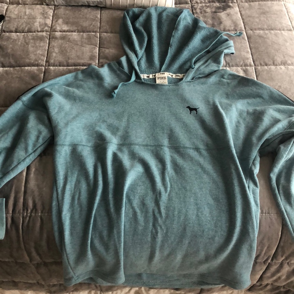 PINK pull over with hood